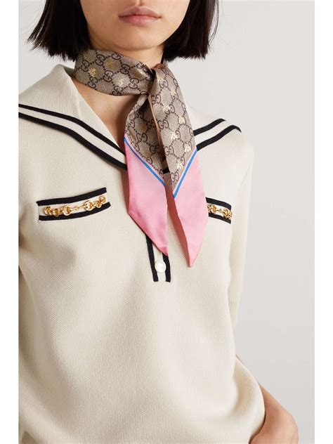 gucci scarves and wraps|Gucci neckerchief.